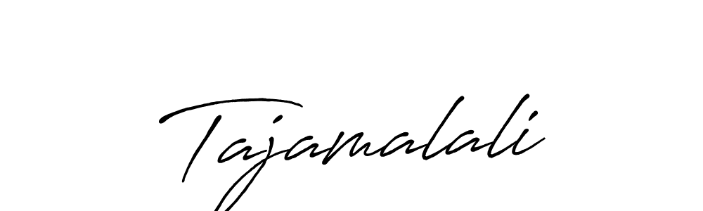 Create a beautiful signature design for name Tajamalali. With this signature (Antro_Vectra_Bolder) fonts, you can make a handwritten signature for free. Tajamalali signature style 7 images and pictures png