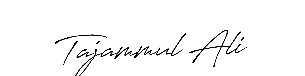 Design your own signature with our free online signature maker. With this signature software, you can create a handwritten (Antro_Vectra_Bolder) signature for name Tajammul Ali. Tajammul Ali signature style 7 images and pictures png