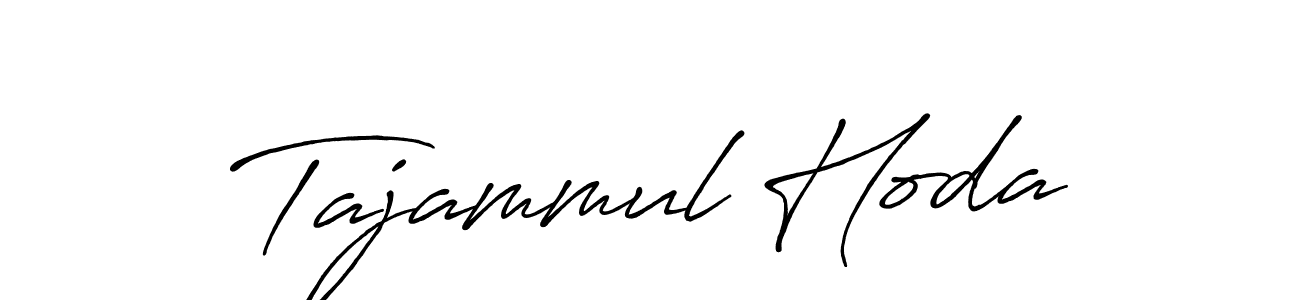 Tajammul Hoda stylish signature style. Best Handwritten Sign (Antro_Vectra_Bolder) for my name. Handwritten Signature Collection Ideas for my name Tajammul Hoda. Tajammul Hoda signature style 7 images and pictures png