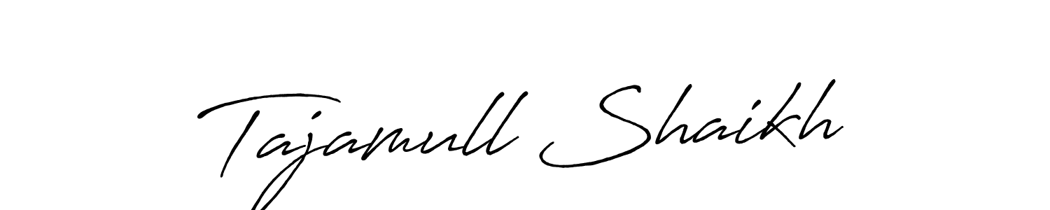 How to make Tajamull Shaikh signature? Antro_Vectra_Bolder is a professional autograph style. Create handwritten signature for Tajamull Shaikh name. Tajamull Shaikh signature style 7 images and pictures png