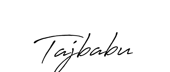 Design your own signature with our free online signature maker. With this signature software, you can create a handwritten (Antro_Vectra_Bolder) signature for name Tajbabu. Tajbabu signature style 7 images and pictures png