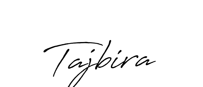 How to make Tajbira name signature. Use Antro_Vectra_Bolder style for creating short signs online. This is the latest handwritten sign. Tajbira signature style 7 images and pictures png