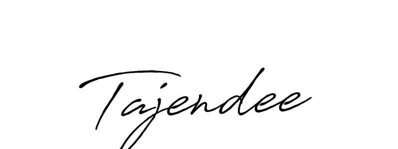 Similarly Antro_Vectra_Bolder is the best handwritten signature design. Signature creator online .You can use it as an online autograph creator for name Tajendee. Tajendee signature style 7 images and pictures png