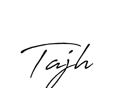 Also we have Tajh name is the best signature style. Create professional handwritten signature collection using Antro_Vectra_Bolder autograph style. Tajh signature style 7 images and pictures png
