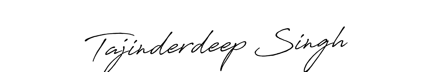 Tajinderdeep Singh stylish signature style. Best Handwritten Sign (Antro_Vectra_Bolder) for my name. Handwritten Signature Collection Ideas for my name Tajinderdeep Singh. Tajinderdeep Singh signature style 7 images and pictures png