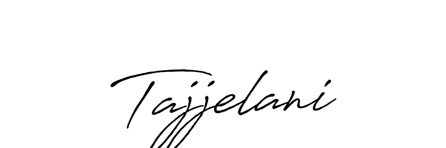 You should practise on your own different ways (Antro_Vectra_Bolder) to write your name (Tajjelani) in signature. don't let someone else do it for you. Tajjelani signature style 7 images and pictures png