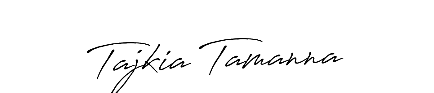 Design your own signature with our free online signature maker. With this signature software, you can create a handwritten (Antro_Vectra_Bolder) signature for name Tajkia Tamanna. Tajkia Tamanna signature style 7 images and pictures png