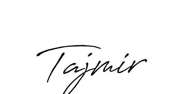 How to make Tajmir name signature. Use Antro_Vectra_Bolder style for creating short signs online. This is the latest handwritten sign. Tajmir signature style 7 images and pictures png