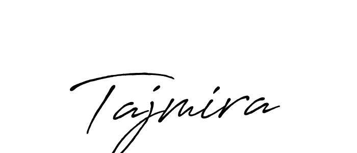 Make a beautiful signature design for name Tajmira. With this signature (Antro_Vectra_Bolder) style, you can create a handwritten signature for free. Tajmira signature style 7 images and pictures png