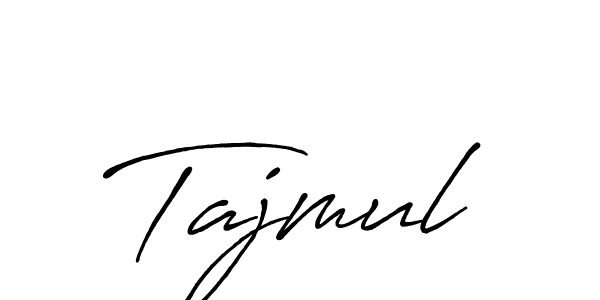 The best way (Antro_Vectra_Bolder) to make a short signature is to pick only two or three words in your name. The name Tajmul include a total of six letters. For converting this name. Tajmul signature style 7 images and pictures png