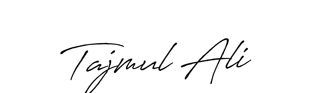 Antro_Vectra_Bolder is a professional signature style that is perfect for those who want to add a touch of class to their signature. It is also a great choice for those who want to make their signature more unique. Get Tajmul Ali name to fancy signature for free. Tajmul Ali signature style 7 images and pictures png