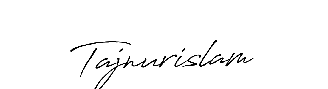Tajnurislam stylish signature style. Best Handwritten Sign (Antro_Vectra_Bolder) for my name. Handwritten Signature Collection Ideas for my name Tajnurislam. Tajnurislam signature style 7 images and pictures png
