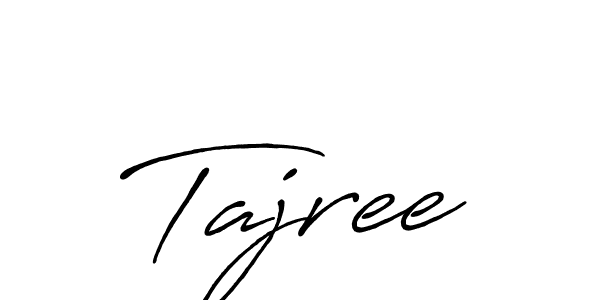 Design your own signature with our free online signature maker. With this signature software, you can create a handwritten (Antro_Vectra_Bolder) signature for name Tajree. Tajree signature style 7 images and pictures png