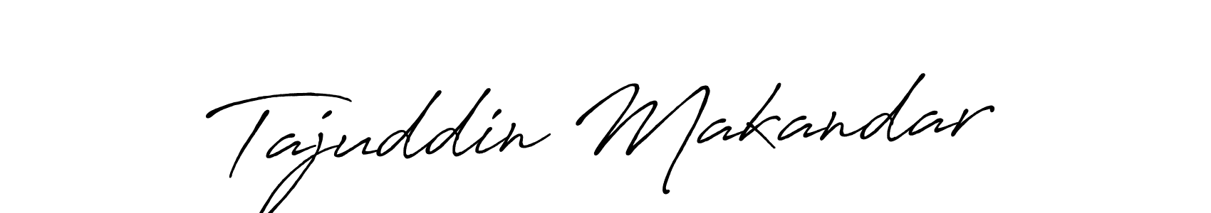 How to make Tajuddin Makandar signature? Antro_Vectra_Bolder is a professional autograph style. Create handwritten signature for Tajuddin Makandar name. Tajuddin Makandar signature style 7 images and pictures png