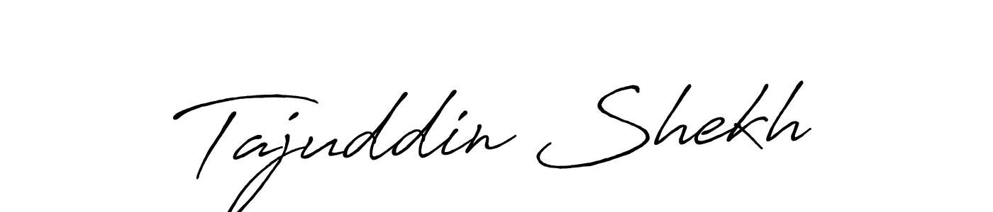 Design your own signature with our free online signature maker. With this signature software, you can create a handwritten (Antro_Vectra_Bolder) signature for name Tajuddin Shekh. Tajuddin Shekh signature style 7 images and pictures png