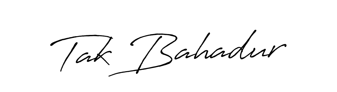 How to make Tak Bahadur signature? Antro_Vectra_Bolder is a professional autograph style. Create handwritten signature for Tak Bahadur name. Tak Bahadur signature style 7 images and pictures png