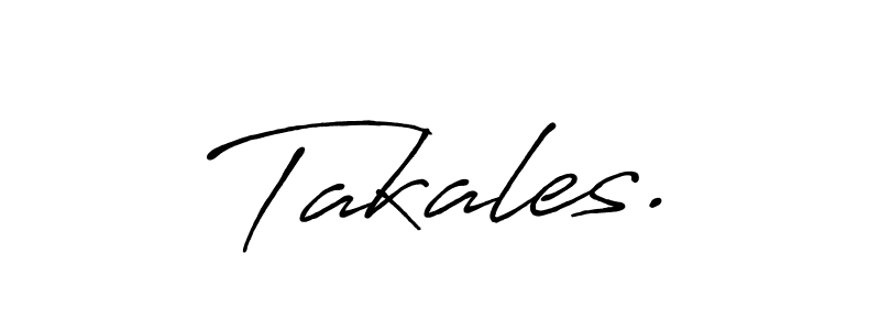 Similarly Antro_Vectra_Bolder is the best handwritten signature design. Signature creator online .You can use it as an online autograph creator for name Takales.. Takales. signature style 7 images and pictures png