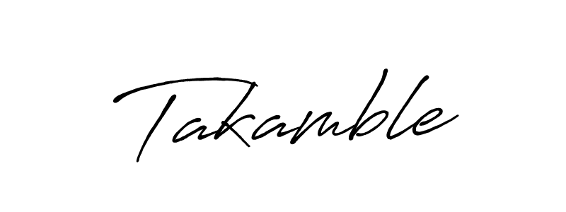 See photos of Takamble official signature by Spectra . Check more albums & portfolios. Read reviews & check more about Antro_Vectra_Bolder font. Takamble signature style 7 images and pictures png