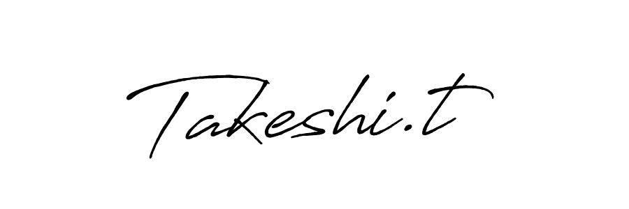 You should practise on your own different ways (Antro_Vectra_Bolder) to write your name (Takeshi.t) in signature. don't let someone else do it for you. Takeshi.t signature style 7 images and pictures png