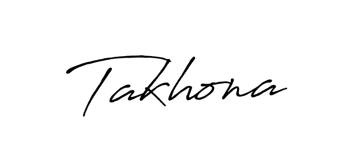 Create a beautiful signature design for name Takhona. With this signature (Antro_Vectra_Bolder) fonts, you can make a handwritten signature for free. Takhona signature style 7 images and pictures png