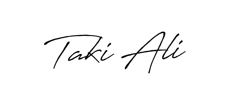 Antro_Vectra_Bolder is a professional signature style that is perfect for those who want to add a touch of class to their signature. It is also a great choice for those who want to make their signature more unique. Get Taki Ali name to fancy signature for free. Taki Ali signature style 7 images and pictures png