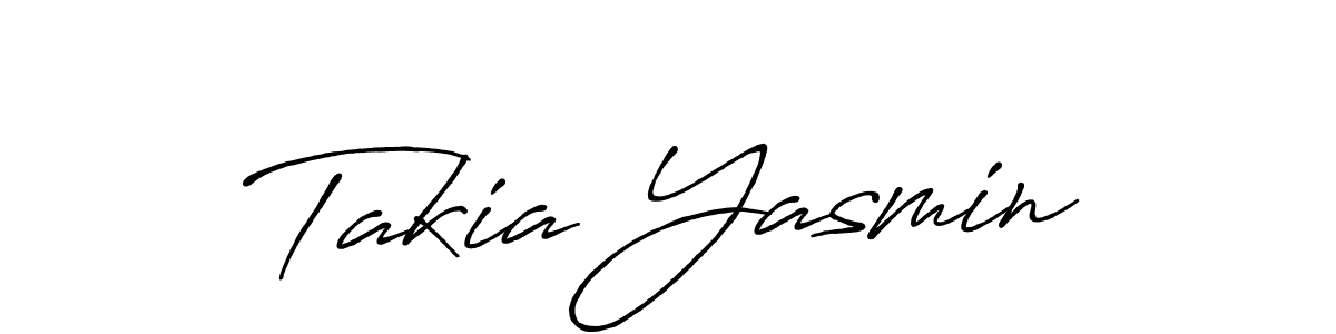 It looks lik you need a new signature style for name Takia Yasmin. Design unique handwritten (Antro_Vectra_Bolder) signature with our free signature maker in just a few clicks. Takia Yasmin signature style 7 images and pictures png