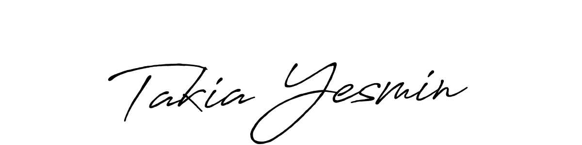 Once you've used our free online signature maker to create your best signature Antro_Vectra_Bolder style, it's time to enjoy all of the benefits that Takia Yesmin name signing documents. Takia Yesmin signature style 7 images and pictures png