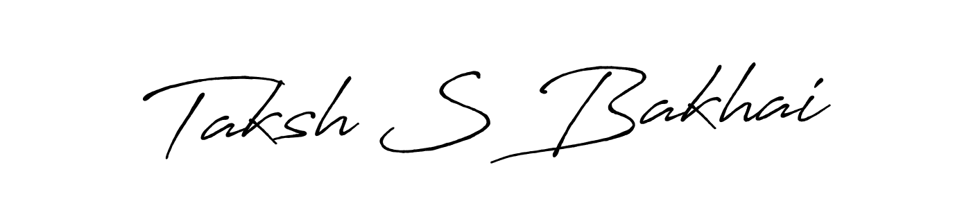 Here are the top 10 professional signature styles for the name Taksh S Bakhai. These are the best autograph styles you can use for your name. Taksh S Bakhai signature style 7 images and pictures png