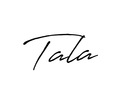 How to make Tala signature? Antro_Vectra_Bolder is a professional autograph style. Create handwritten signature for Tala name. Tala signature style 7 images and pictures png