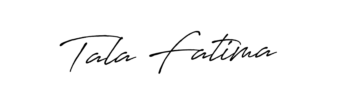 How to make Tala Fatima signature? Antro_Vectra_Bolder is a professional autograph style. Create handwritten signature for Tala Fatima name. Tala Fatima signature style 7 images and pictures png