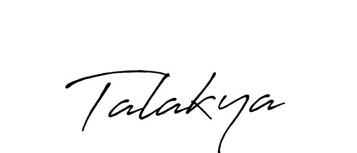 Make a beautiful signature design for name Talakya. With this signature (Antro_Vectra_Bolder) style, you can create a handwritten signature for free. Talakya signature style 7 images and pictures png