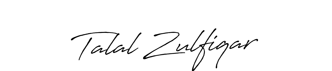 Antro_Vectra_Bolder is a professional signature style that is perfect for those who want to add a touch of class to their signature. It is also a great choice for those who want to make their signature more unique. Get Talal Zulfiqar name to fancy signature for free. Talal Zulfiqar signature style 7 images and pictures png