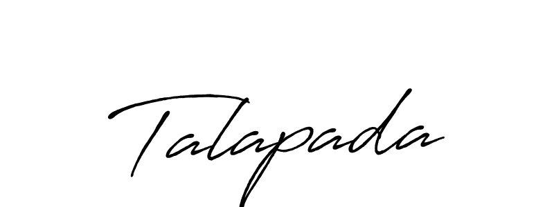 How to make Talapada signature? Antro_Vectra_Bolder is a professional autograph style. Create handwritten signature for Talapada name. Talapada signature style 7 images and pictures png