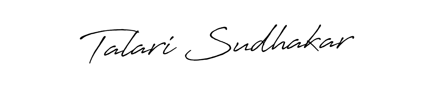 Once you've used our free online signature maker to create your best signature Antro_Vectra_Bolder style, it's time to enjoy all of the benefits that Talari Sudhakar name signing documents. Talari Sudhakar signature style 7 images and pictures png