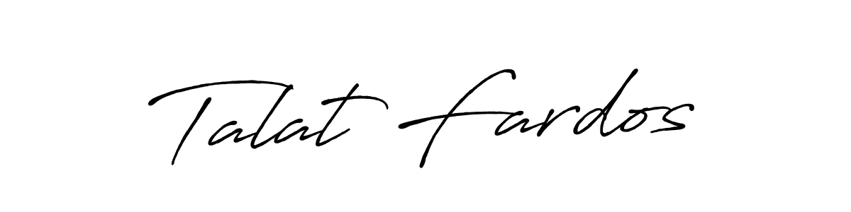 Make a short Talat Fardos signature style. Manage your documents anywhere anytime using Antro_Vectra_Bolder. Create and add eSignatures, submit forms, share and send files easily. Talat Fardos signature style 7 images and pictures png