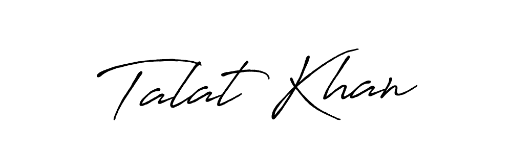 This is the best signature style for the Talat Khan name. Also you like these signature font (Antro_Vectra_Bolder). Mix name signature. Talat Khan signature style 7 images and pictures png