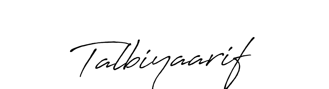 You can use this online signature creator to create a handwritten signature for the name Talbiyaarif. This is the best online autograph maker. Talbiyaarif signature style 7 images and pictures png