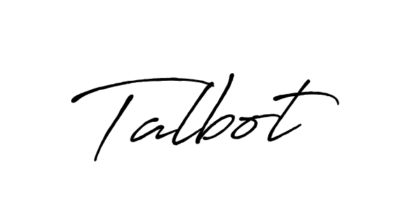 How to make Talbot name signature. Use Antro_Vectra_Bolder style for creating short signs online. This is the latest handwritten sign. Talbot signature style 7 images and pictures png