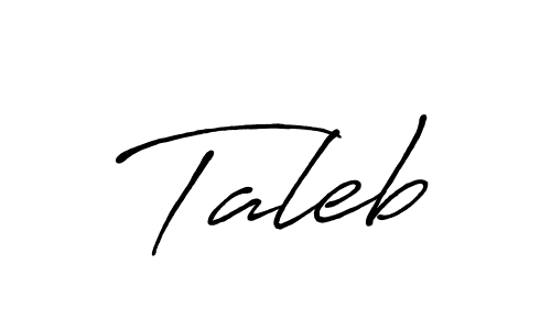 Also we have Taleb name is the best signature style. Create professional handwritten signature collection using Antro_Vectra_Bolder autograph style. Taleb signature style 7 images and pictures png