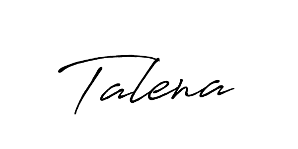 Make a beautiful signature design for name Talena. Use this online signature maker to create a handwritten signature for free. Talena signature style 7 images and pictures png