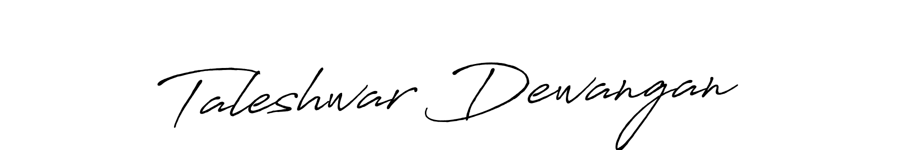 Make a beautiful signature design for name Taleshwar Dewangan. Use this online signature maker to create a handwritten signature for free. Taleshwar Dewangan signature style 7 images and pictures png