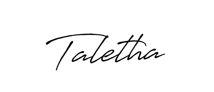 The best way (Antro_Vectra_Bolder) to make a short signature is to pick only two or three words in your name. The name Taletha include a total of six letters. For converting this name. Taletha signature style 7 images and pictures png