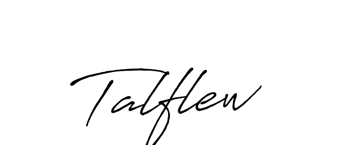 Similarly Antro_Vectra_Bolder is the best handwritten signature design. Signature creator online .You can use it as an online autograph creator for name Talflew. Talflew signature style 7 images and pictures png