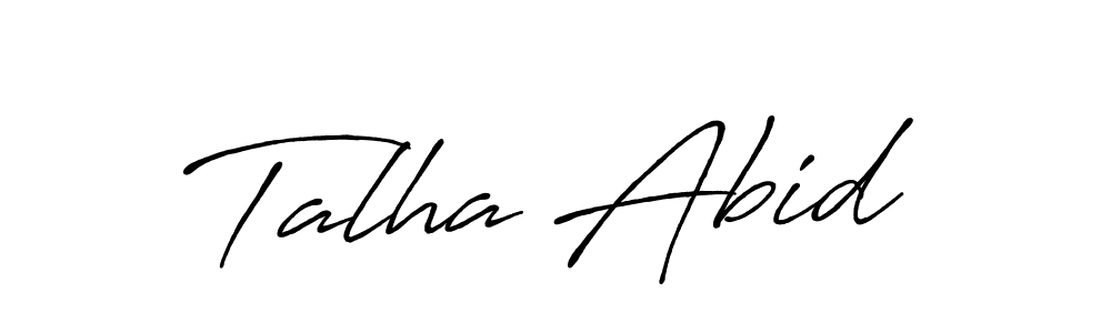 Once you've used our free online signature maker to create your best signature Antro_Vectra_Bolder style, it's time to enjoy all of the benefits that Talha Abid name signing documents. Talha Abid signature style 7 images and pictures png