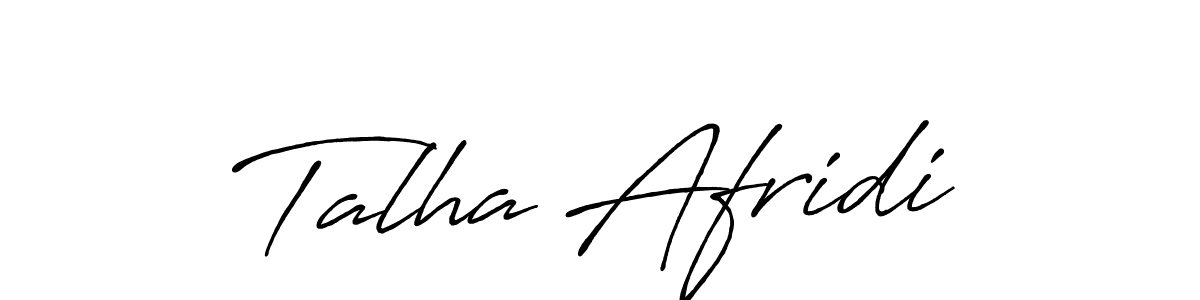 Make a beautiful signature design for name Talha Afridi. Use this online signature maker to create a handwritten signature for free. Talha Afridi signature style 7 images and pictures png