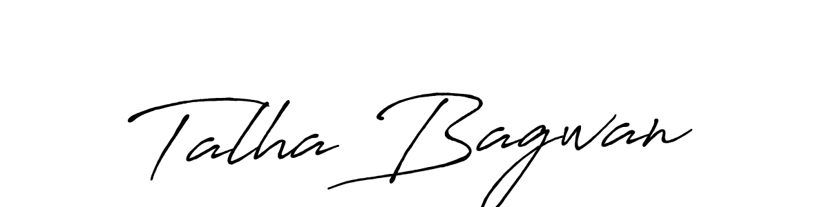 Also You can easily find your signature by using the search form. We will create Talha Bagwan name handwritten signature images for you free of cost using Antro_Vectra_Bolder sign style. Talha Bagwan signature style 7 images and pictures png