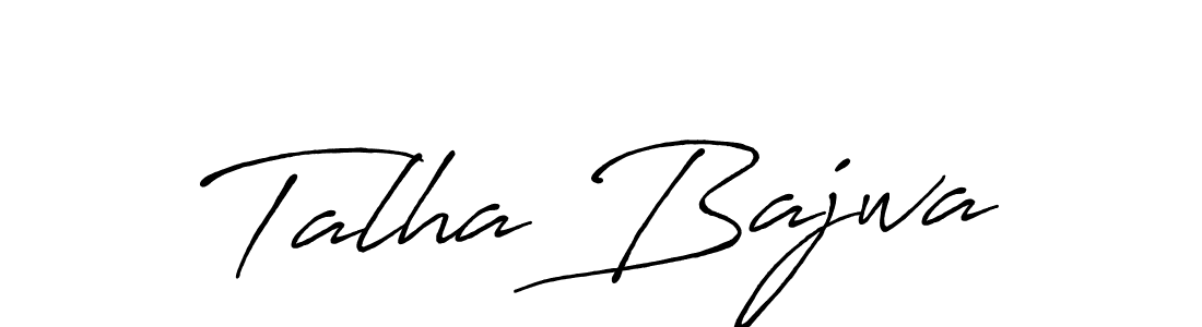The best way (Antro_Vectra_Bolder) to make a short signature is to pick only two or three words in your name. The name Talha Bajwa include a total of six letters. For converting this name. Talha Bajwa signature style 7 images and pictures png