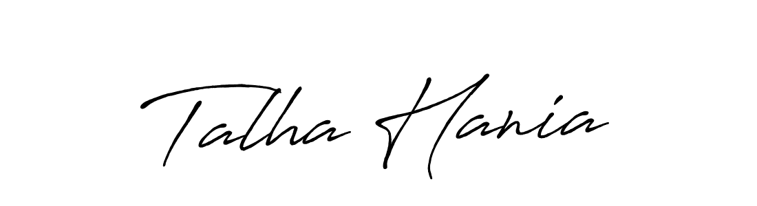 Here are the top 10 professional signature styles for the name Talha Hania. These are the best autograph styles you can use for your name. Talha Hania signature style 7 images and pictures png