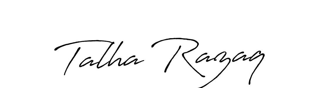 Make a beautiful signature design for name Talha Razaq. Use this online signature maker to create a handwritten signature for free. Talha Razaq signature style 7 images and pictures png