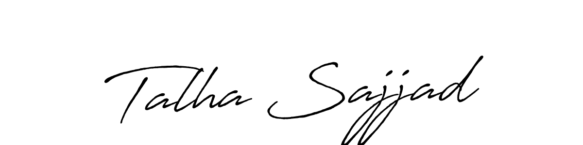 Make a beautiful signature design for name Talha Sajjad. Use this online signature maker to create a handwritten signature for free. Talha Sajjad signature style 7 images and pictures png